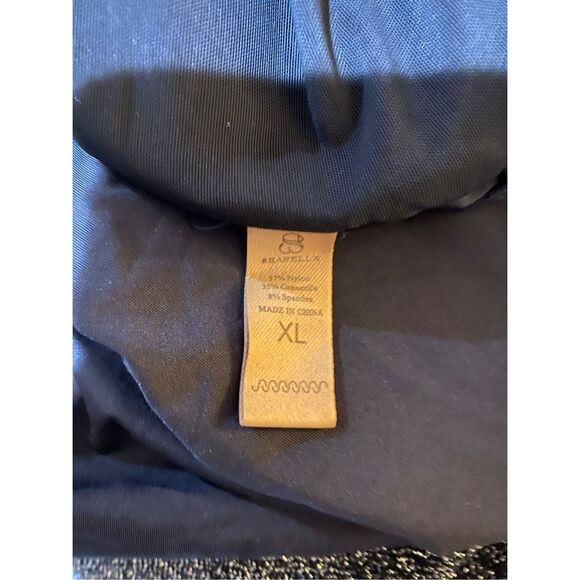 NWT Shapellx women’s long sleeve, maxi, shaping glittery gray dress S/XL - Picture 7 of 7